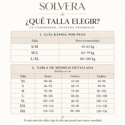 SOLVERA Sculpt™ Faja Moldeadora de Alta Compresión